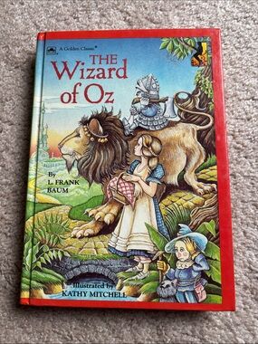 The Wizard of Oz Illustrated Kids Book - Red Cover
